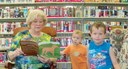 Barbara reading to kids