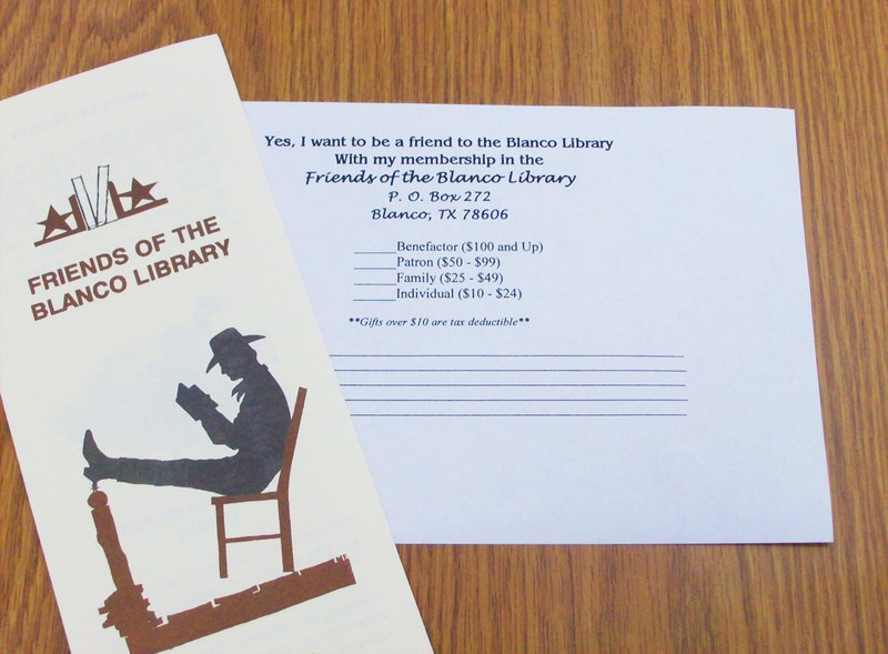 Friend's of the Library form