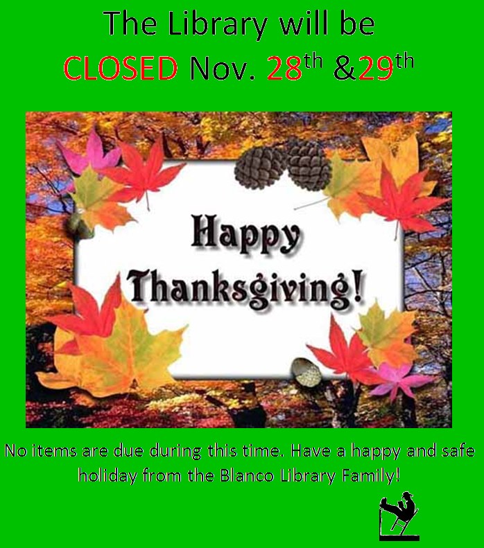 Thanksgiving Closure