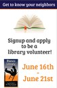 Volunteer Signup Week 2014