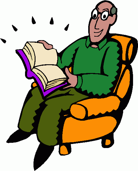 man reading