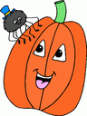 pumpkin and spider
