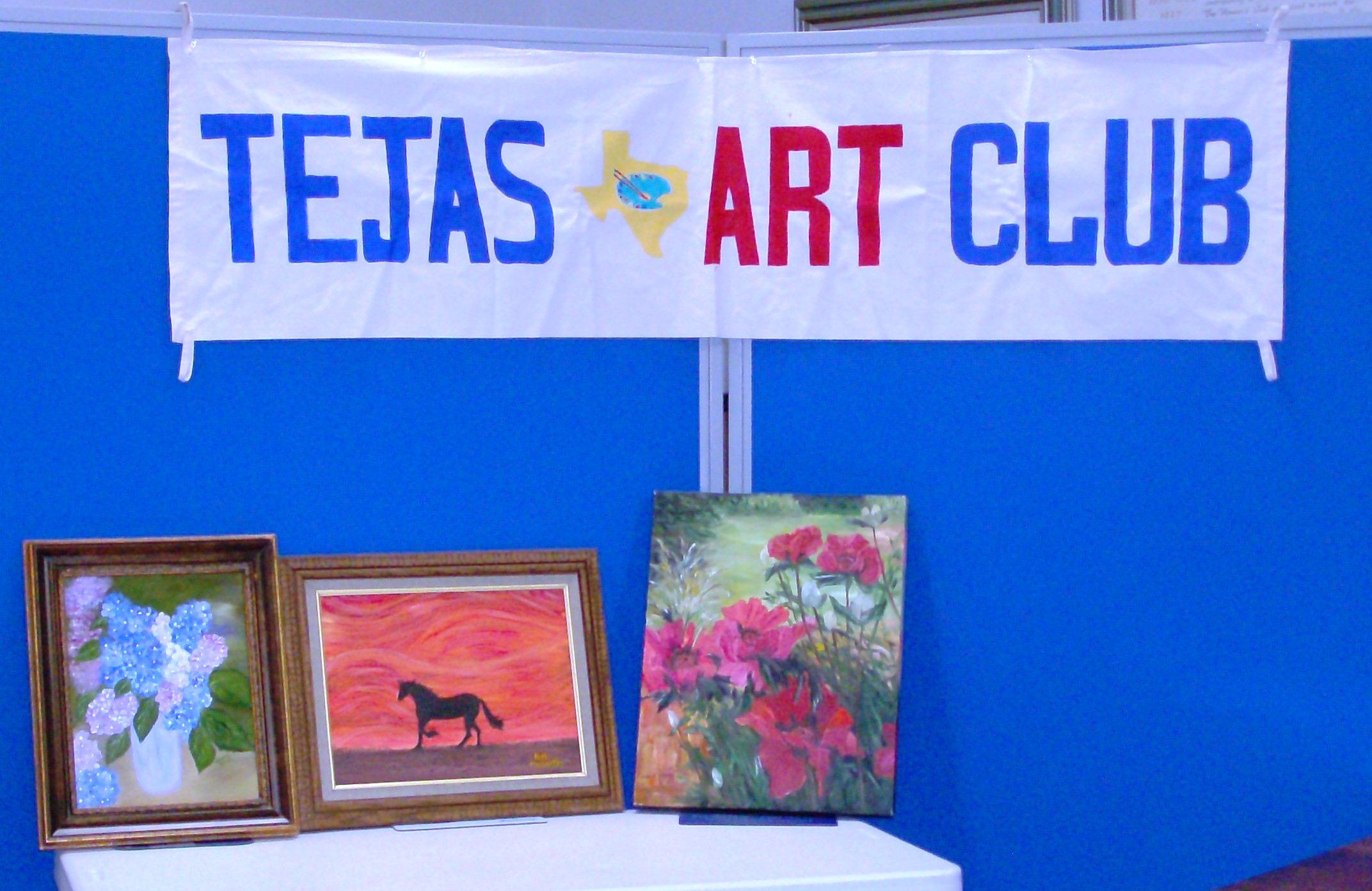 Tejas Art Club Sign