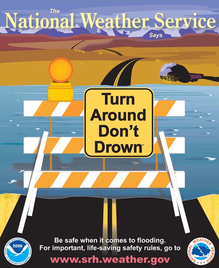 Turn around don't drown