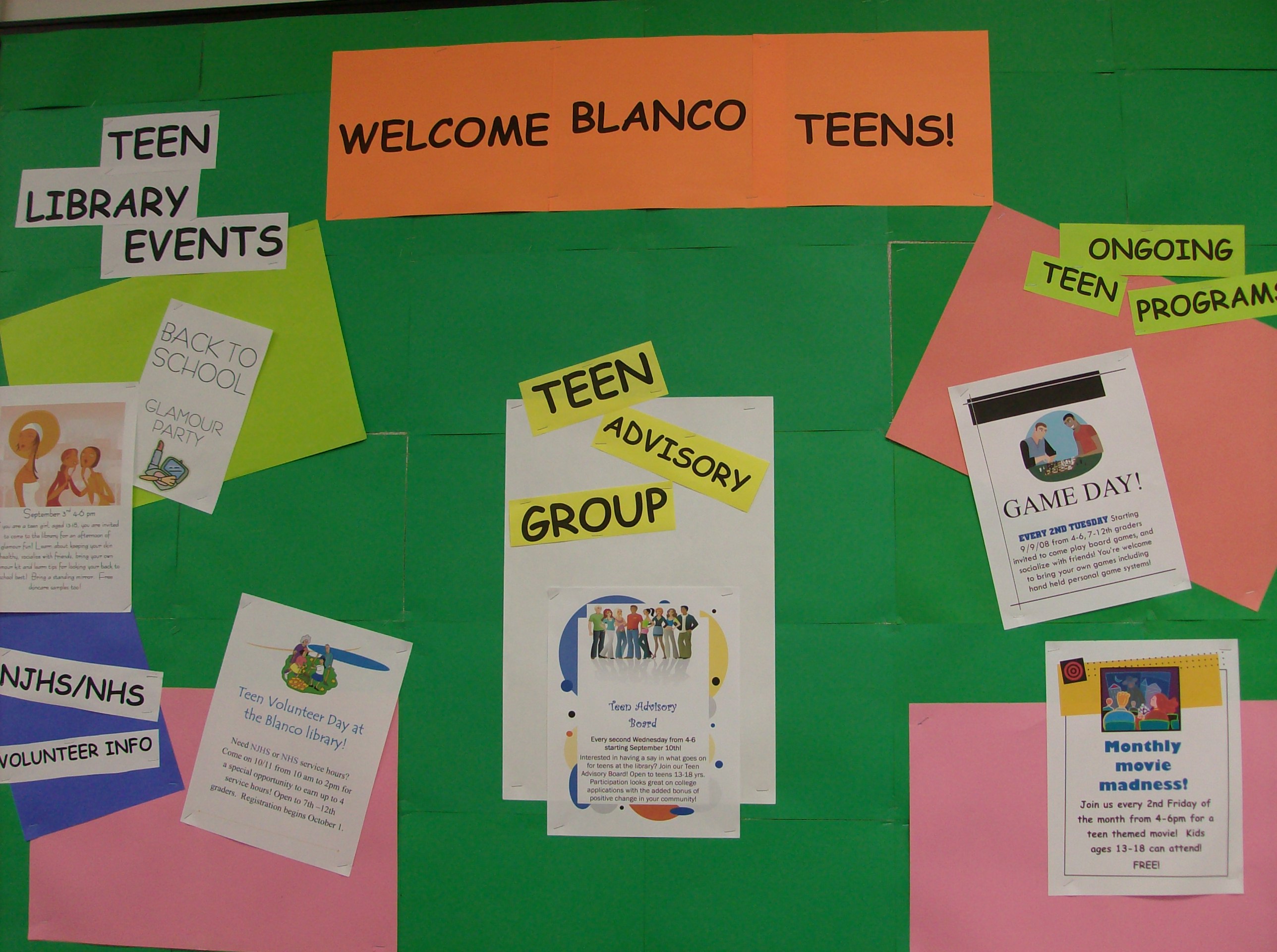 Teen Bulletin Board