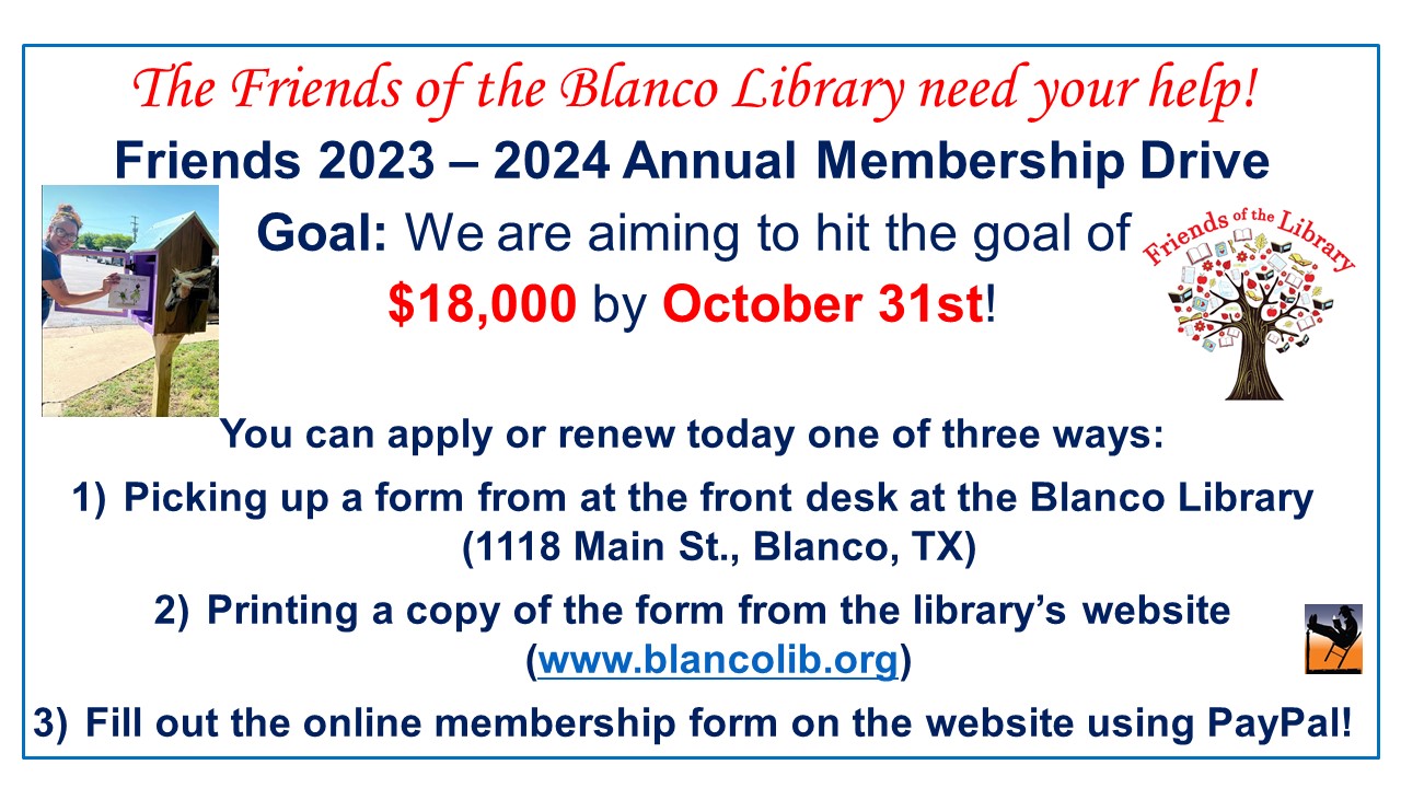 Friends Membership Drive 2023 announcement.jpg