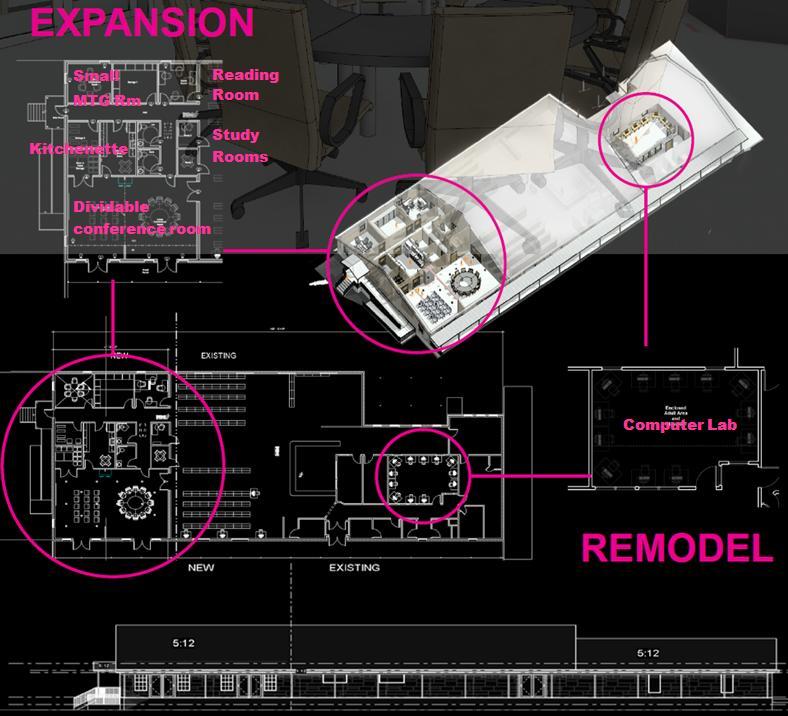 Library expansion - blackand pink layout.JPG