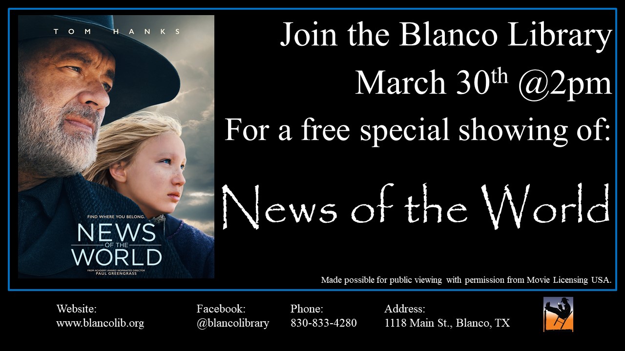 Movie showing - News of the World 3-30-22.jpg