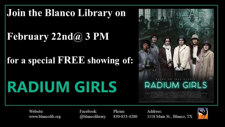 Movie showing - Radium Girls 2-22-23.jpg