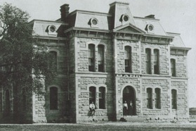 Old Blanco County Courthouse -  b&w.jpg